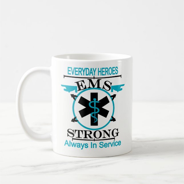 Mug Semaine de service médical de secours honorant le (Gauche)