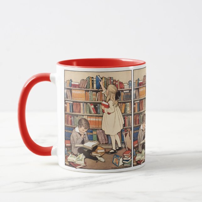 Mug Semaine du livre pour enfants par Jessie Willcox S (Gauche)