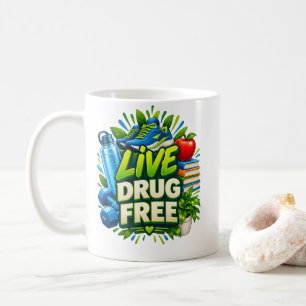 Mug Semaine du ruban rouge Esprit scolaire vivant sans