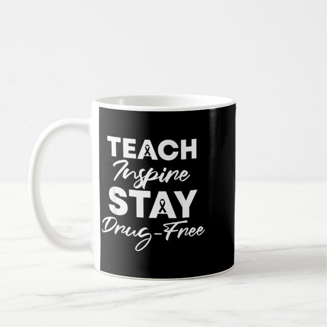 Mug Semaine du ruban rouge pour enseigner, inspirer et (Gauche)