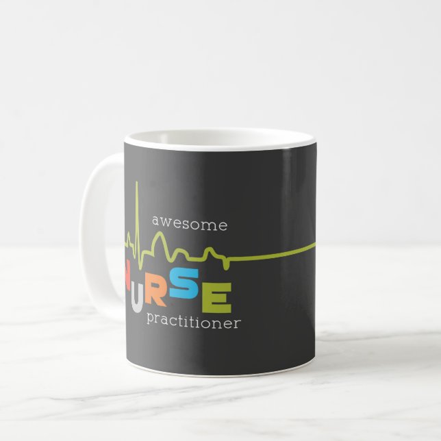 Mug Semaine nationale des infirmières praticiennes gén (Devant gauche)