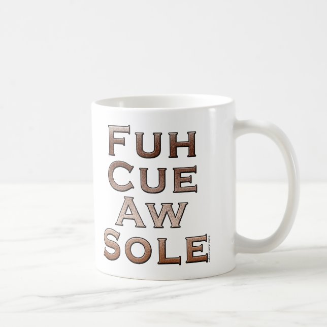 Mug Semelle de la réplique aw de Fuh (Droite)