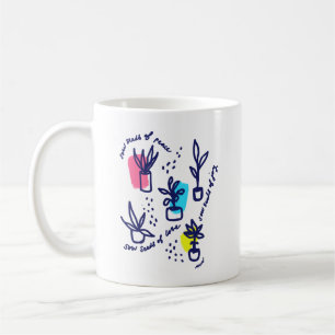 Mug Semer des graines de paix, d'amour et de joie - in