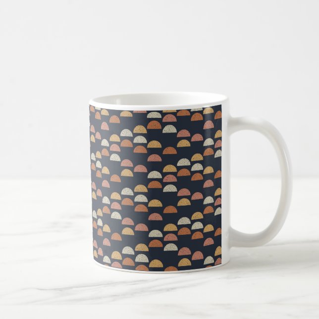 Mug Semi motif géométrique de cercle (Droite)