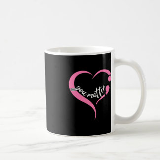 Mug Semicolon de la jeunesse Santé mentale et suicide 