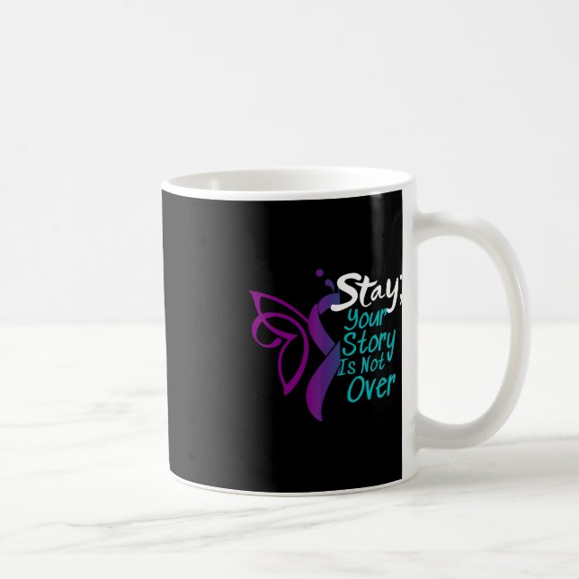 Mug Semicolon de sensibilisation à la prévention du su (Droite)