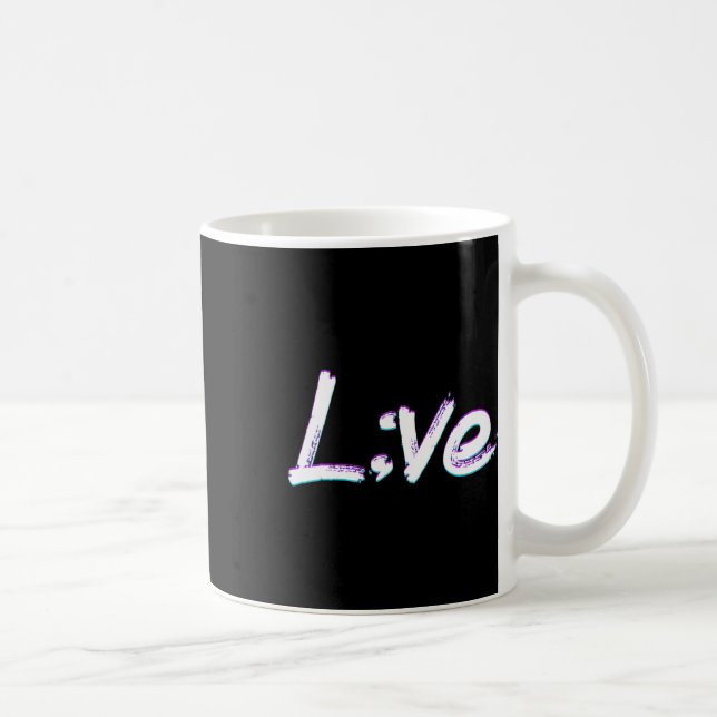 Mug Semicolon en direct Sensibilisation à la préventio (Droite)