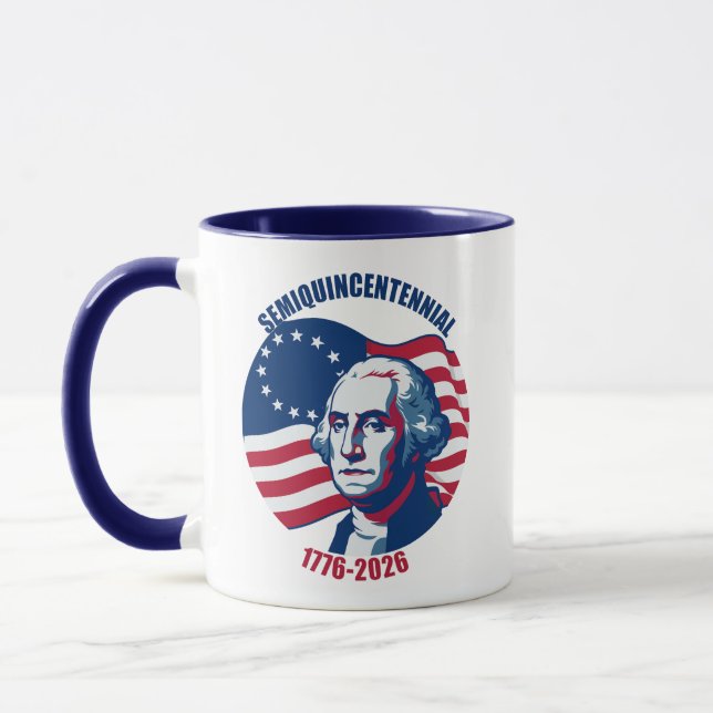 Mug Semiquincentenaire George Washington (Gauche)