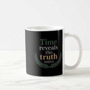 Mug Seneca Citation Le temps révèle la vérité philosop
