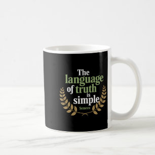 Mug Seneca Citation Philosophie stoïque Sagesse Vérité