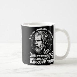 Mug Seneca Philosophe stoïque Motivation auto-améliore