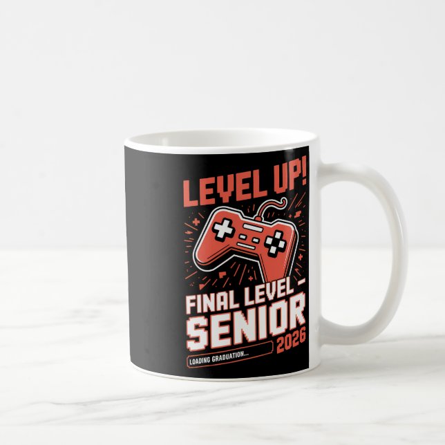 Mug Senior 2026 Cl Of 2026 Funny Gamer Graduate  (Droite)