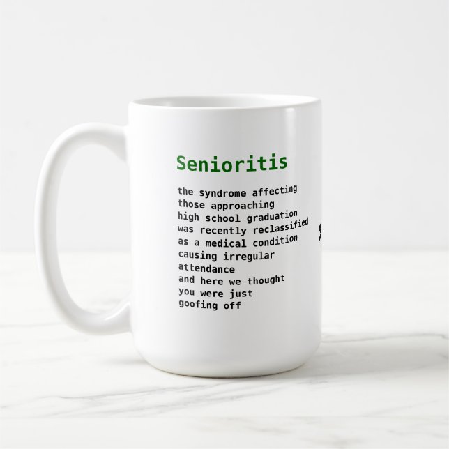 Mug Senioritis (Gauche)