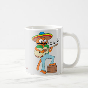Mug Señor Gato ™ chantant Chat mexicain Moustache avec