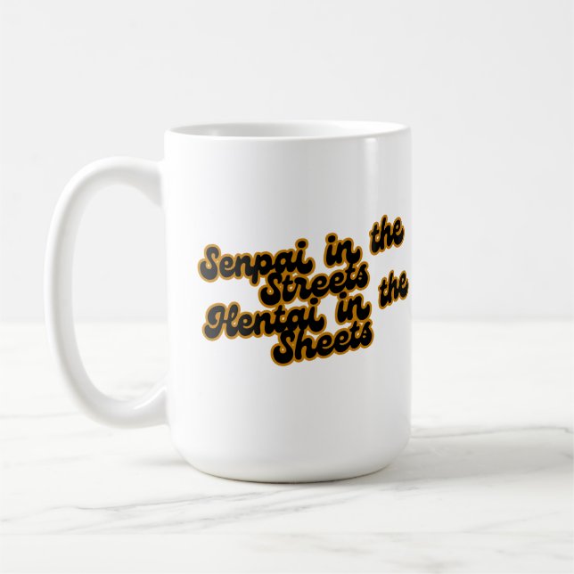 Mug Senpai dans les rues, Hentai dans les draps (Gauche)