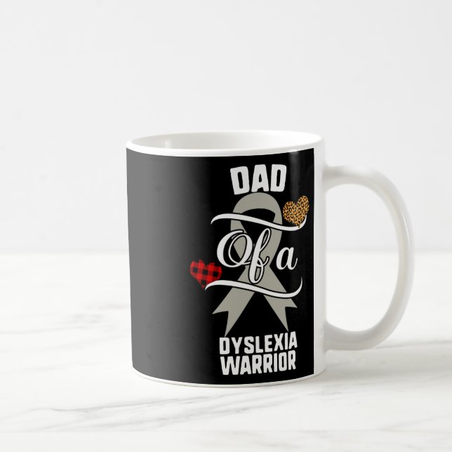 Mug Sensibilisation à la dyslexie Leopard Buffalo Plai (Droite)