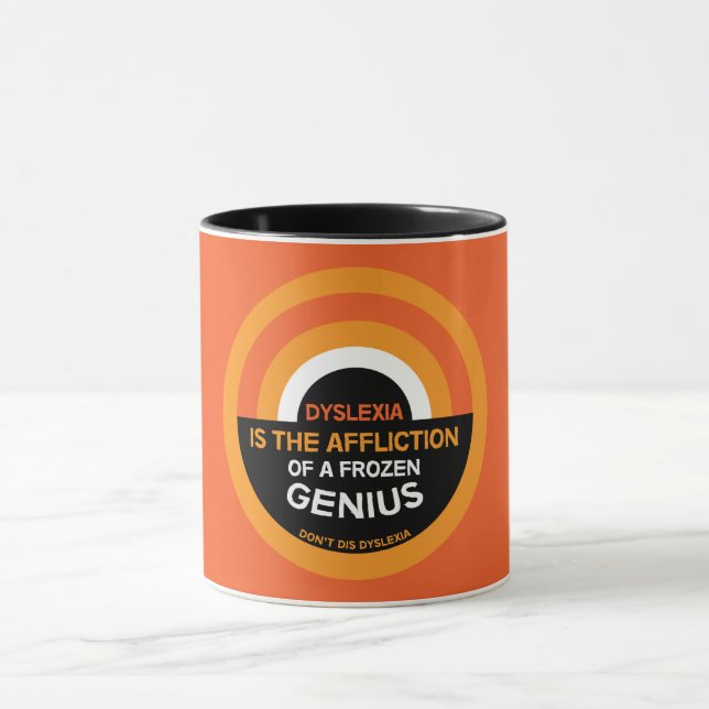 Mug Sensibilisation à la dyslexie | Support | Cadeaux  (Centre)