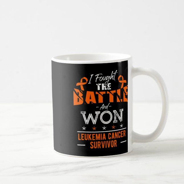 Mug Sensibilisation à la leucémie Cancer Survivor Figh (Droite)