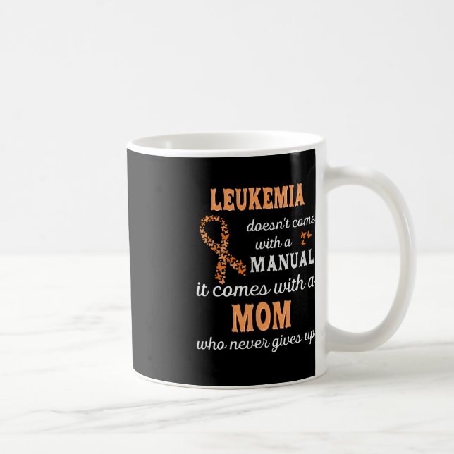 Mug Sensibilisation à la leucémie Maman Soutien Leucém (Droite)