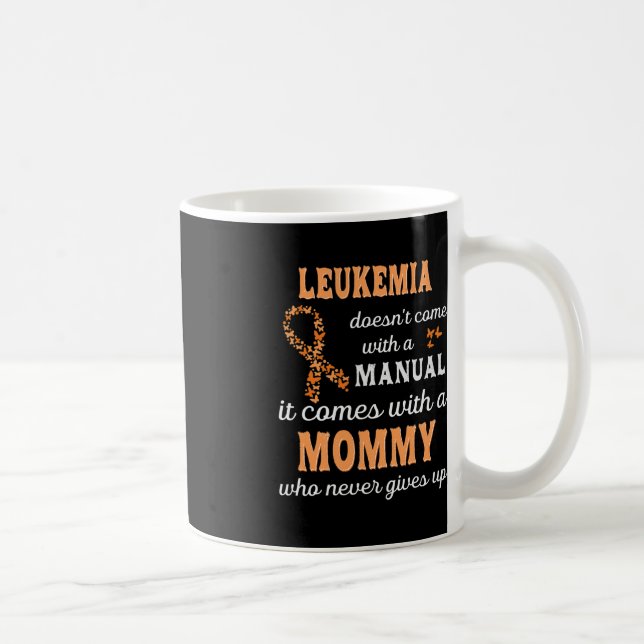 Mug Sensibilisation à la leucémie Mommy Support Leukem (Droite)