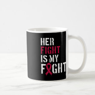 Mug Sensibilisation à la leucémie Son combat est mon s