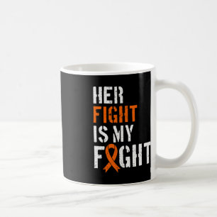 Mug Sensibilisation à la leucémie Son combat est mon s