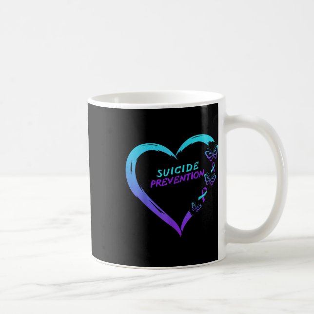 Mug Sensibilisation à la prévention du suicide Papillo (Droite)