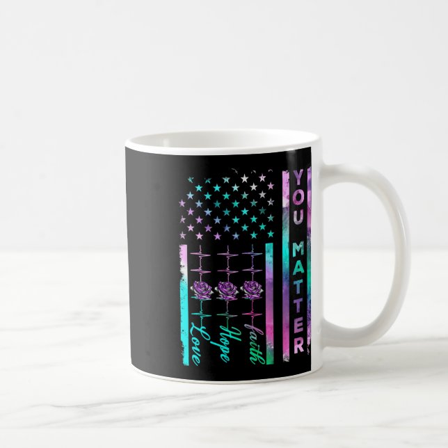Mug Sensibilisation à la prévention du suicide Vous pr (Droite)