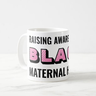 Mug Sensibilisation à la santé maternelle noire person