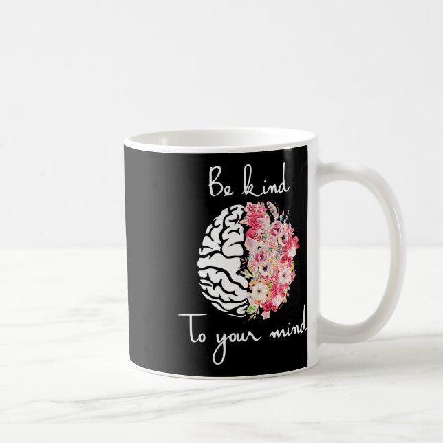 Mug Sensibilisation à la santé mentale Soins de soi So (Droite)