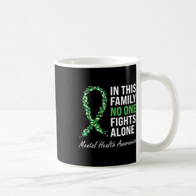 Mug Sensibilisation à la santé Ruban vert 3 (Droite)