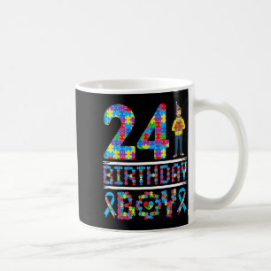 Mug Sensibilisation à l'autisme 24e anniversaire garço