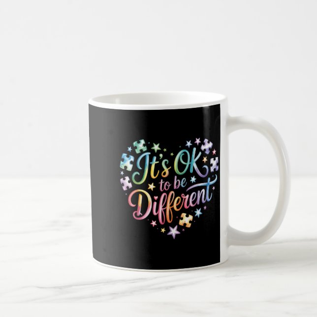 Mug Sensibilisation à l'autisme autiste  (Droite)