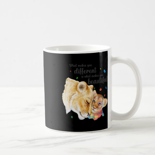 Mug Sensibilisation à l'autisme Ce qui vous rend diffé (Droite)