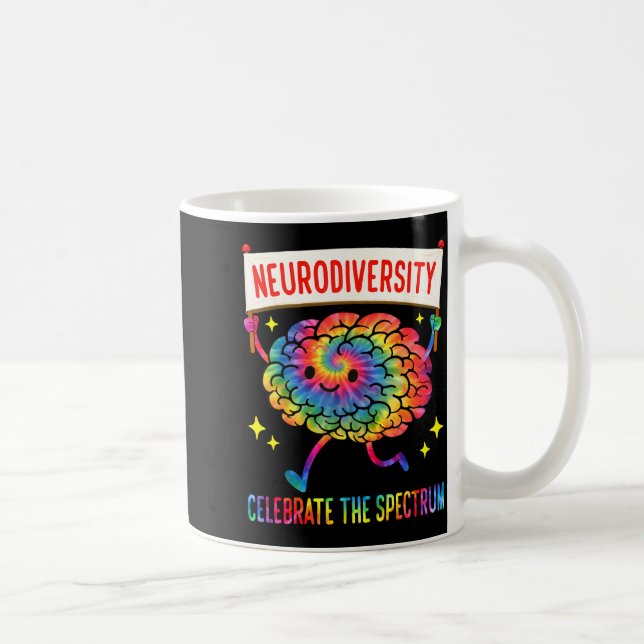 Mug Sensibilisation à l'autisme du spectre cérébral de (Droite)