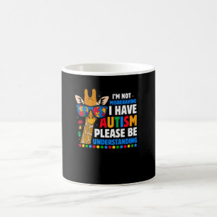 Mug Sensibilisation à l'autisme Je ne me comporte pas