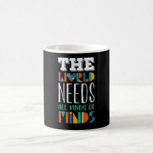 Mug Sensibilisation à l'autisme Toutes sortes d'esprit