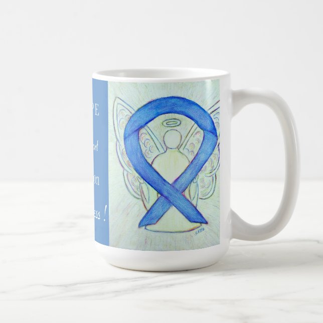 Mug Sensibilisation à l'éducation Ruban Angel personna (Droite)