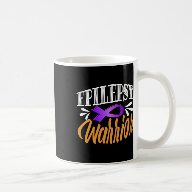 Mug Sensibilisation à l'épilepsie Fights Usa Guerrier  (Droite)