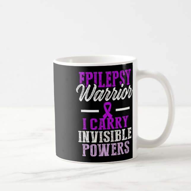 Mug Sensibilisation à l'épilepsie Guerrier épileptique (Droite)