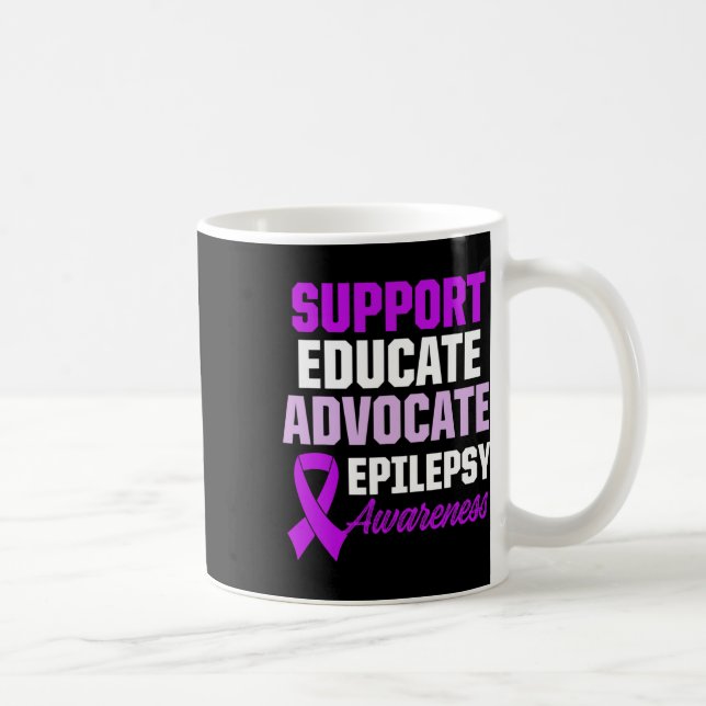 Mug Sensibilisation à l'épilepsie Guerrier épileptique (Droite)