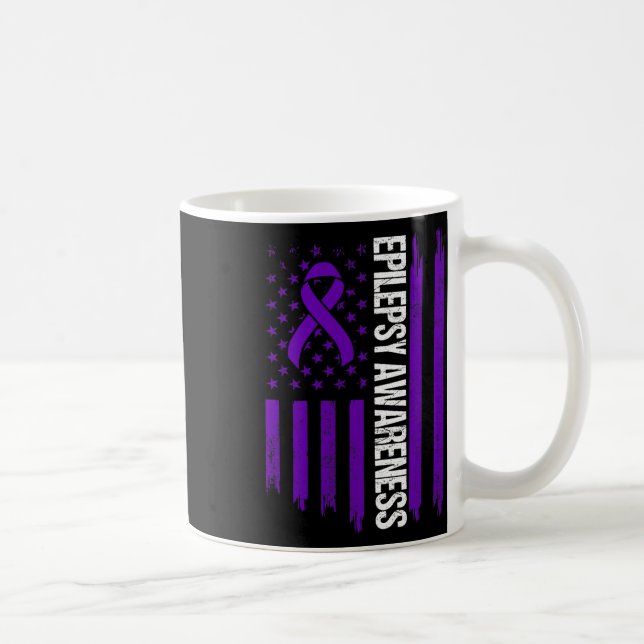 Mug Sensibilisation à l'épilepsie Guerrier épileptique (Droite)