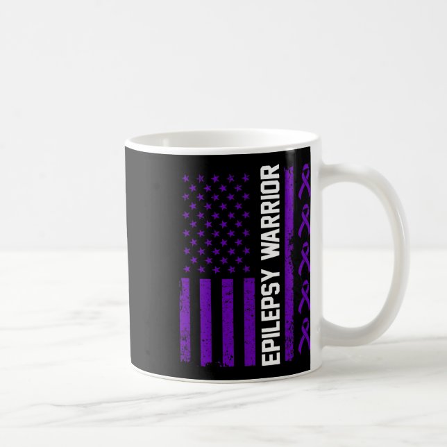 Mug Sensibilisation à l'épilepsie Guerrier épileptique (Droite)