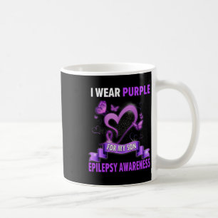 Mug Sensibilisation à l'épilepsie Je porte le violet p