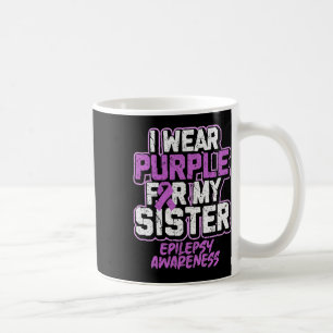 Mug Sensibilisation à l'épilepsie Je porte le violet p