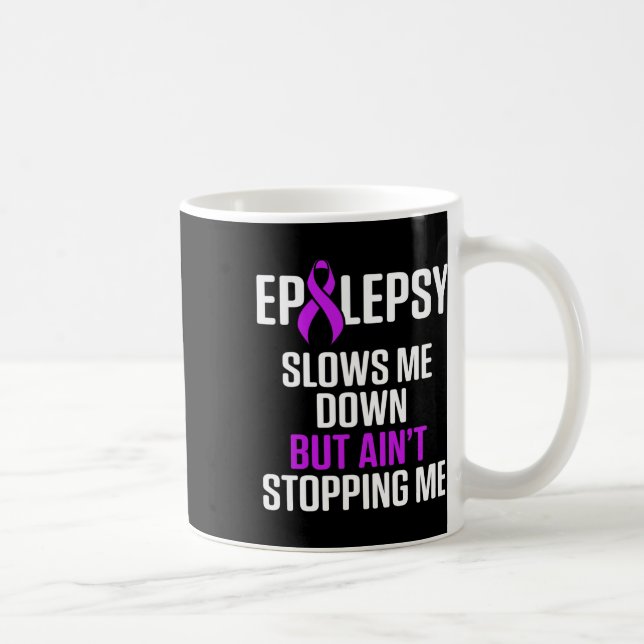 Mug Sensibilisation à l'épilepsie Me Ralentit Guerrier (Droite)