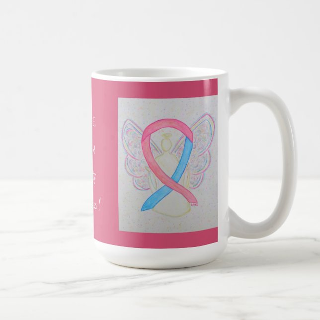 Mug Sensibilisation à l'infertilité Ruban Angel person (Droite)