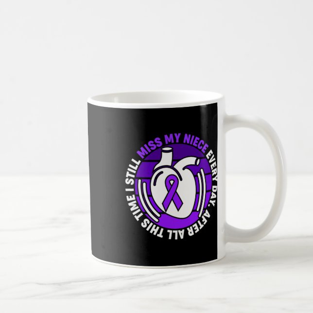 Mug Sensibilisation à l'overdose au ruban Miss Ma Nièc (Droite)