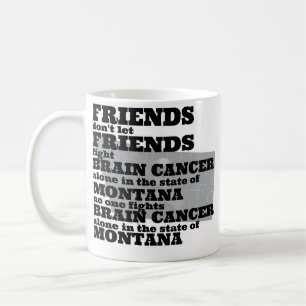 Mug Sensibilisation au cancer du cerveau dans le Monta