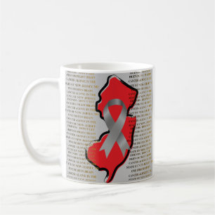 Mug Sensibilisation au cancer du cerveau dans le New J